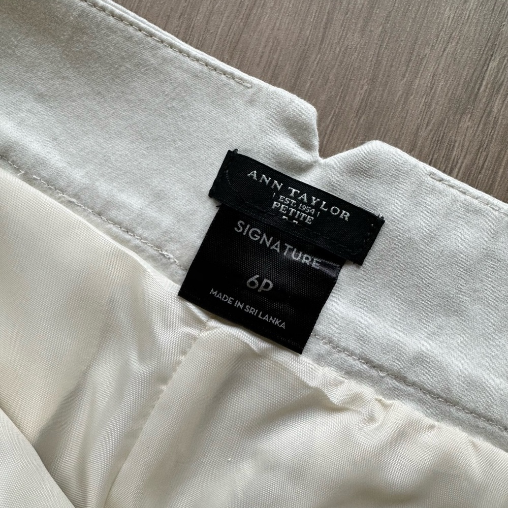 Ann Taylor Cream Sailor Pants - High Waisted - Wide Leg - Picture 5 of 6